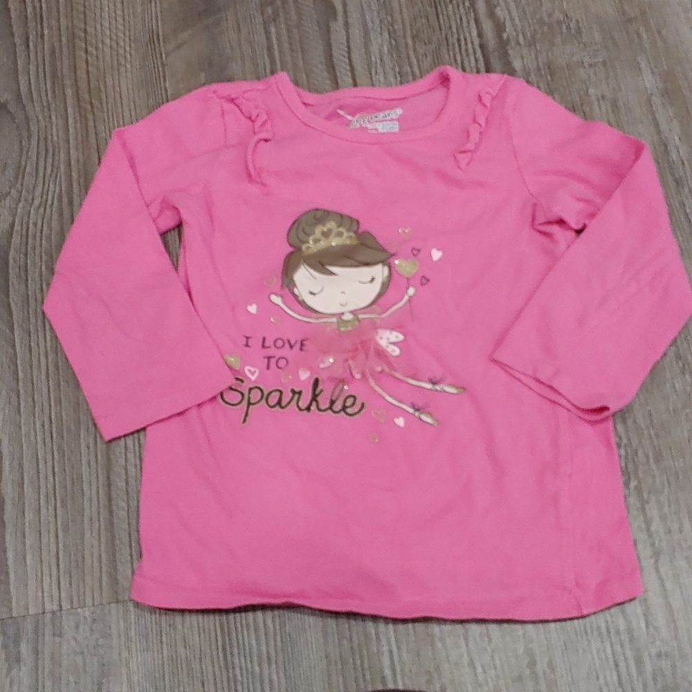 Jumping Bean Ballerina I Love to Sparkle 3T Long Sleeve Shirt